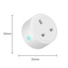 UK Standard WiFi Smart Socket - Alexa Compatible, Mobile Timer, 20A Remote Control for Smart Homes