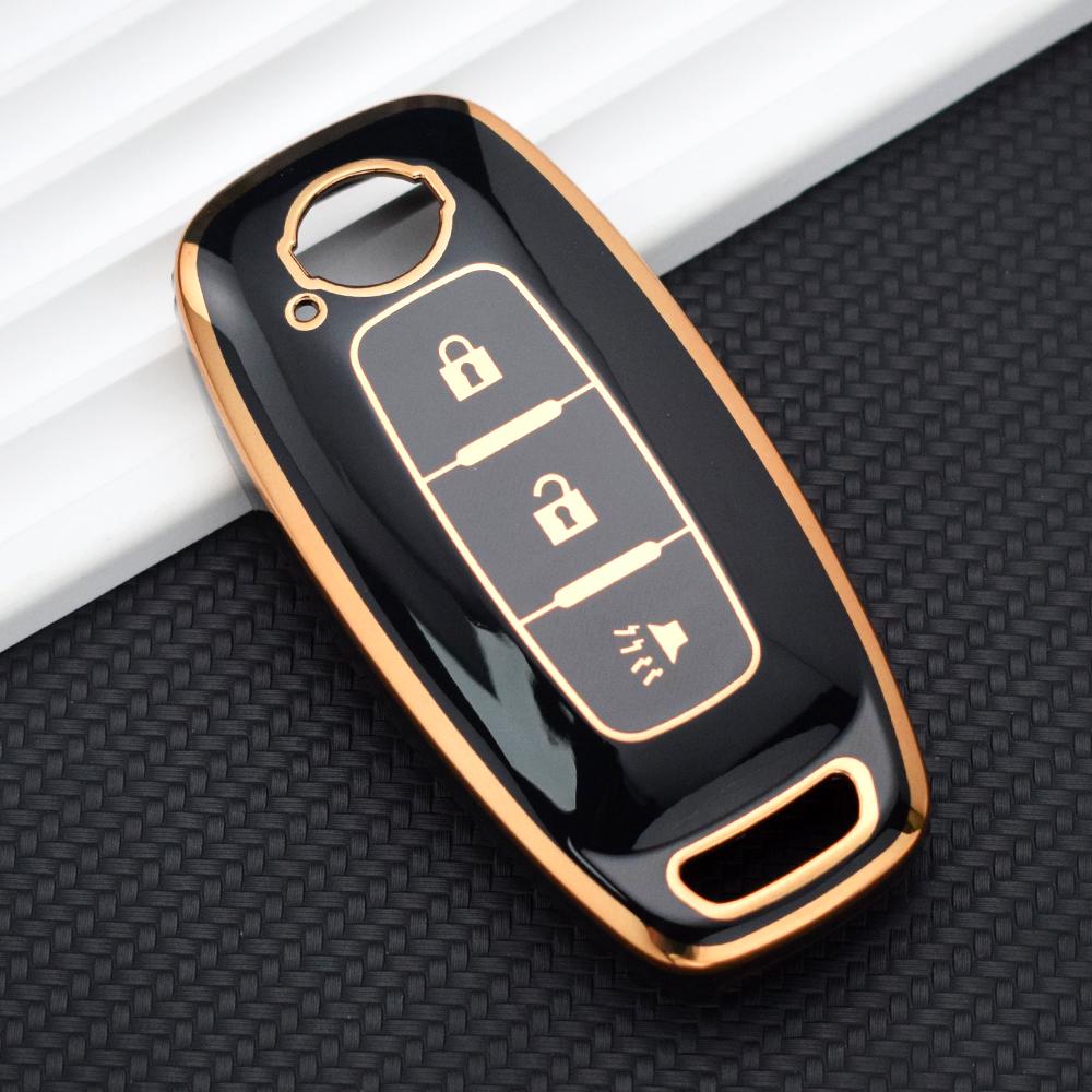TPU Car Key Case Cover Holder Shell for Nissan Leaf Juke Micra Qashqai J11 X-Trail T32 Tiida Pathfinder Versa Note Patrol Fob