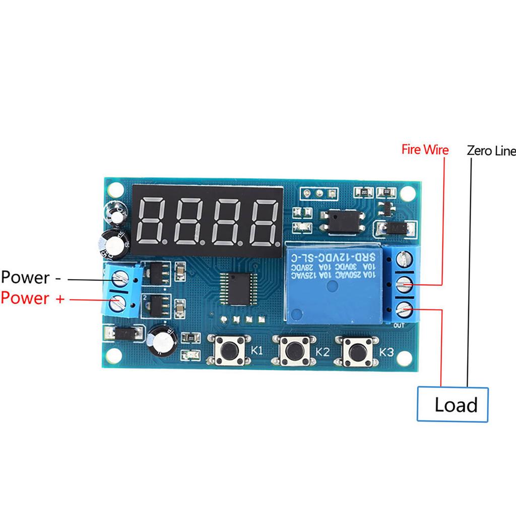 Multifunction Delay Time Module   Control Relay Cycle Timer   12V
