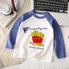 Vêtements pour enfants Garçons Filles T-shirt Vêtements pour enfants Dessus de dessin animé Manches longues Vêtements pour bébé Automne Hiver Coton Imprimé Sweat-shirt