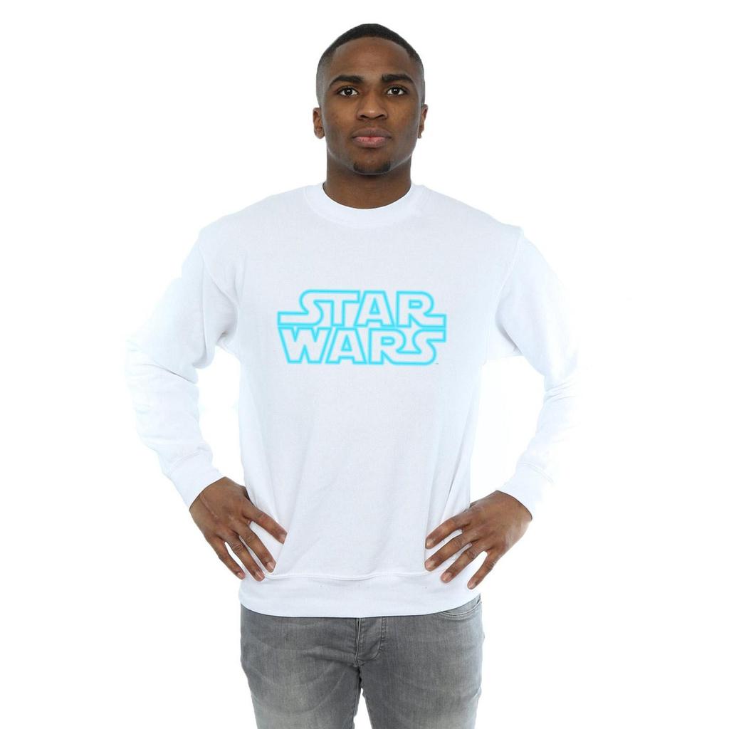 STAR WARS Mens Neon Sign Logo Sweatshirt