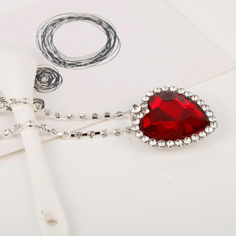 Ожерелье с подвеской «Титаник Сердце океана» и «Синее сердце Love Forever» 45cm