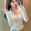 Sunscreen Clothes New Sports Running Jacket Outdoor Running Fitness Top Women's Training Casual Stand-up Collar Yoga Clothes
