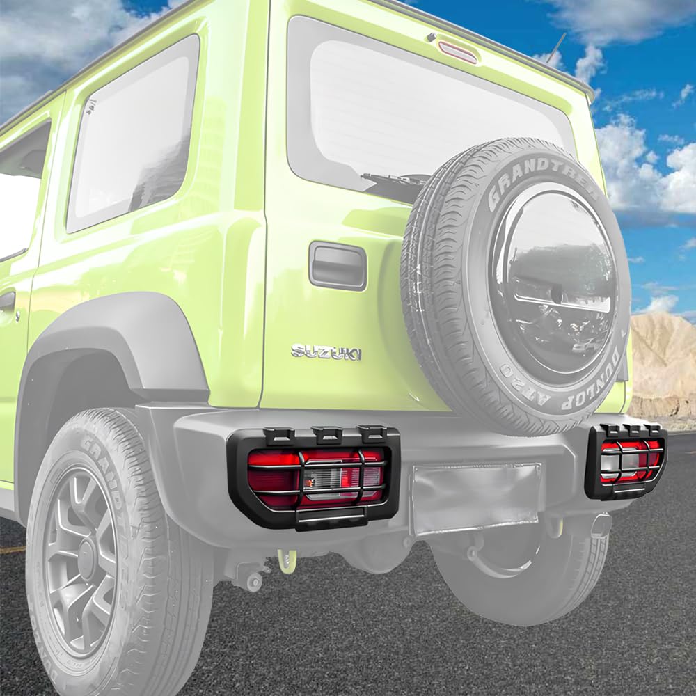 [YOCTM] Tail Light Covers for Suzuki Jimny Sierra JB74 2019 2020 2021 2022 2023 2024, Black