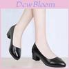Classic Leather Shoes For Women With Soft Pu Material Slipon Comfort Dress Shoes For Casual Autumn Wear