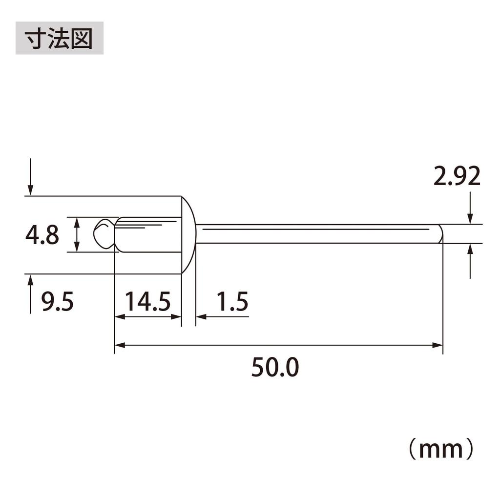 Lobtex Corporation Blind Rivets NS66A 500 pieces