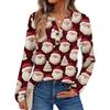 Women's Print Long Sleeve Shirts Elegant Casual Tops Trendy Shirts Tops