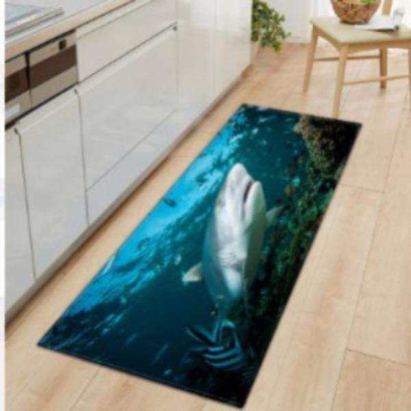 Kitchen Sand Wardrobe Shoe Cabinet Long Floor Mat