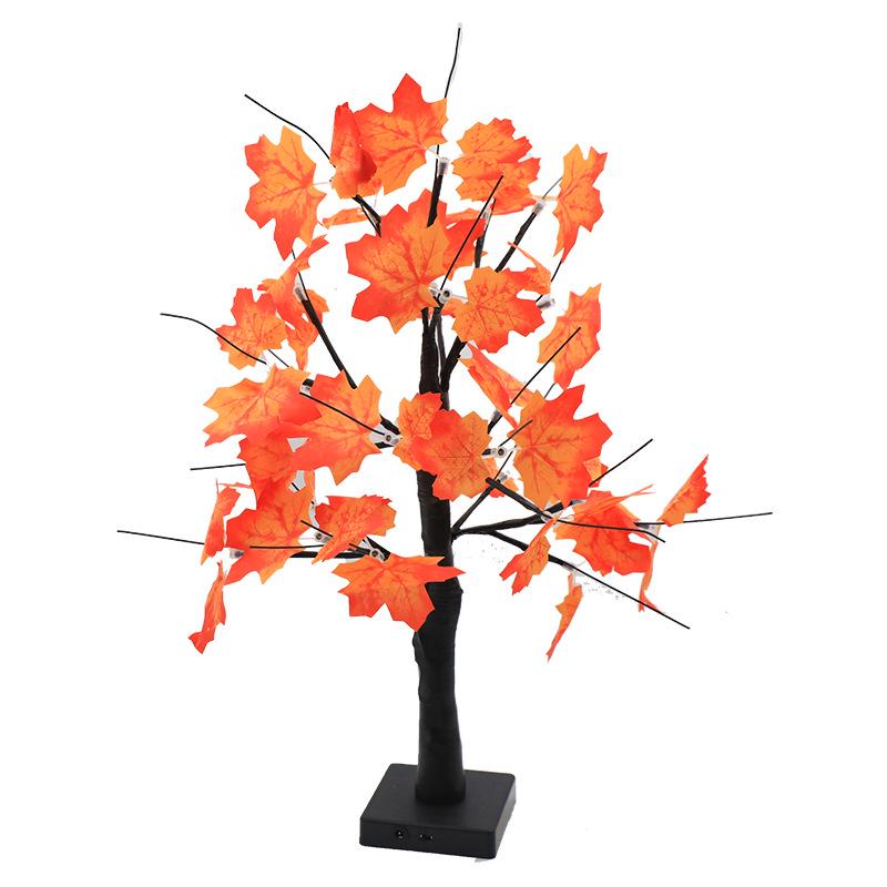 Best-Selling LED Maple Leaf Tree Light: Thanksgiving Table and Room Decor