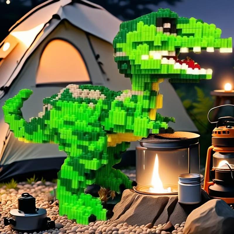 6196-Piece Dinosaur and Animal Building Blocks Set, Hands-On Building Toys, Suitable for Holiday Gifts, School Rewards and Chris