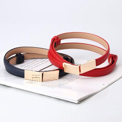 Adjustable Belt, Fashionable Decoration, Coat Dress, Trendy Dark Leather Small Belt, Women's Sweater Belt