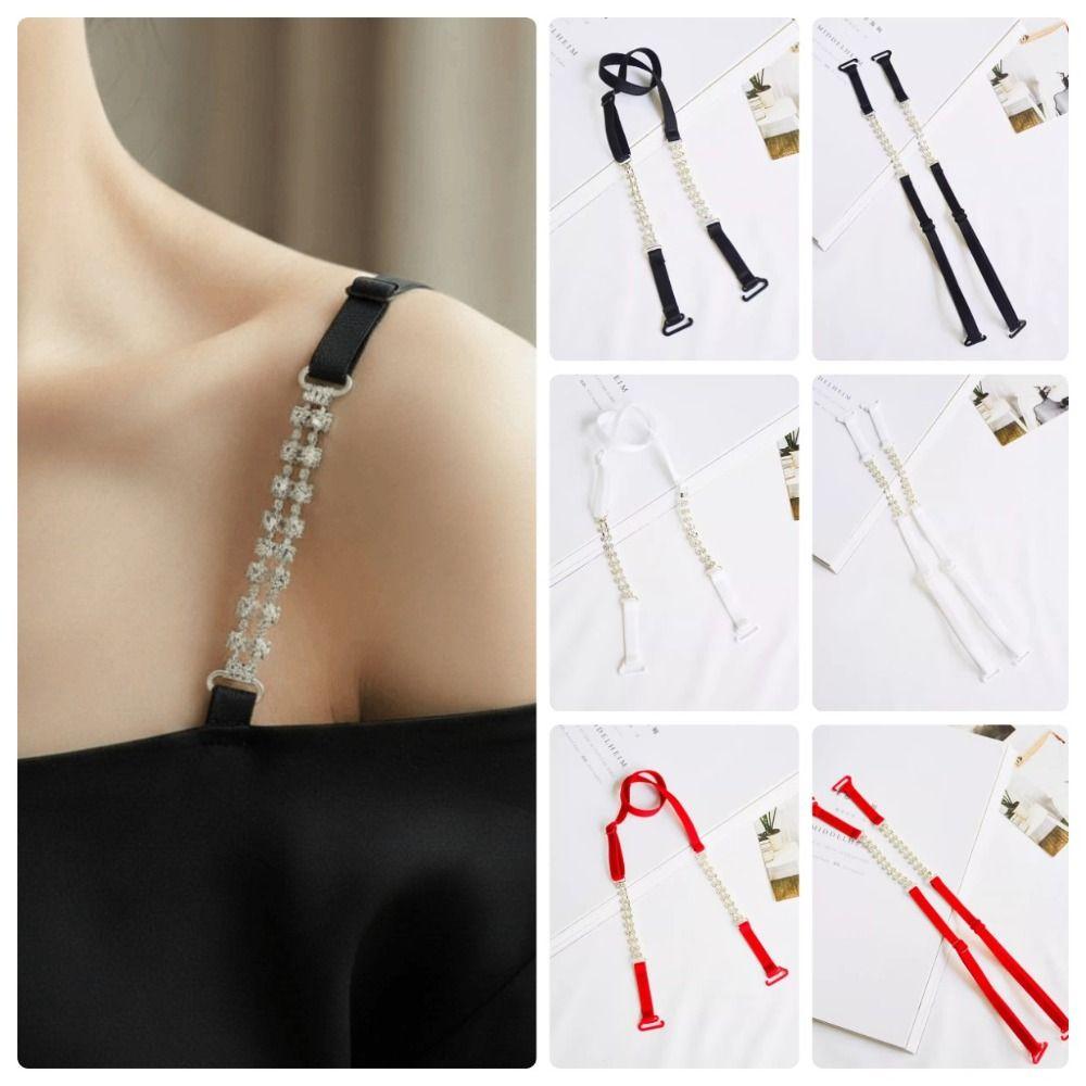 High Stretch Rhinestone Bra Straps Anti-Slip Invisible Strap Sexy Undershoulder Strap  Women