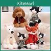 Moletom com Capuz de Pelúcia Devon Rex Schnauzer Raposa Suéter Brinquedo Animal Com Enchimento de Algodão PP Para Presente de Aniversário de Crianças