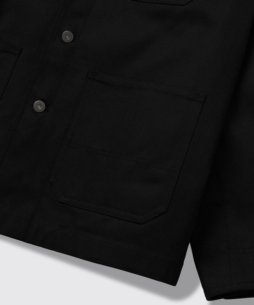 Musinsa Standard Cp Twill Chore Jacket [Black]