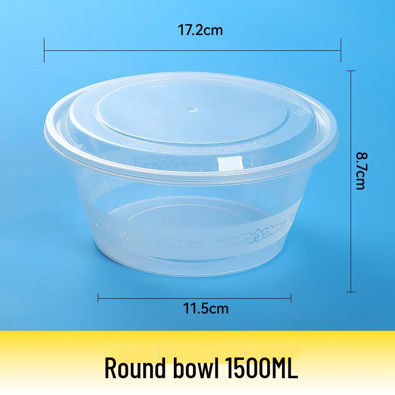 Disposable Plastic Round Food Containers