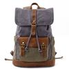 Men'S Vintage Backpack Outdoor Leisure Excursion Backpack Large Capacity Computer Bag Canvas Hiking Hiking Bag
