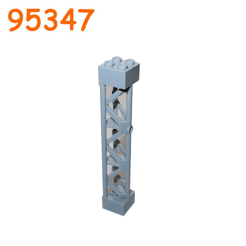 Non-Toxic Fence City Accessories Building Block Moc Part Railing Stair Barrier Ladder Guard Bar Castle Garden Farm Military Assemble Brick