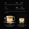 Su's Ceramic Mutton Fat Jade Porcelain Tea Master Cup Gift Set