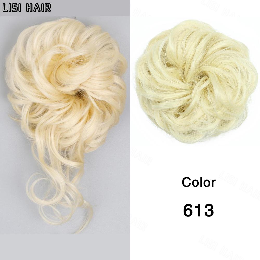 MERISIHAIR Synthetisch, 2 Stile, klassisch, zerzaust, Hochsteckfrisur, elastisch, unordentlicher Dutt, Haargummis, gefälschter Haarknoten, Donut, Pferdeschwanz, Haarknoten, Zubehör für Frauen, den täglichen Gebrauch