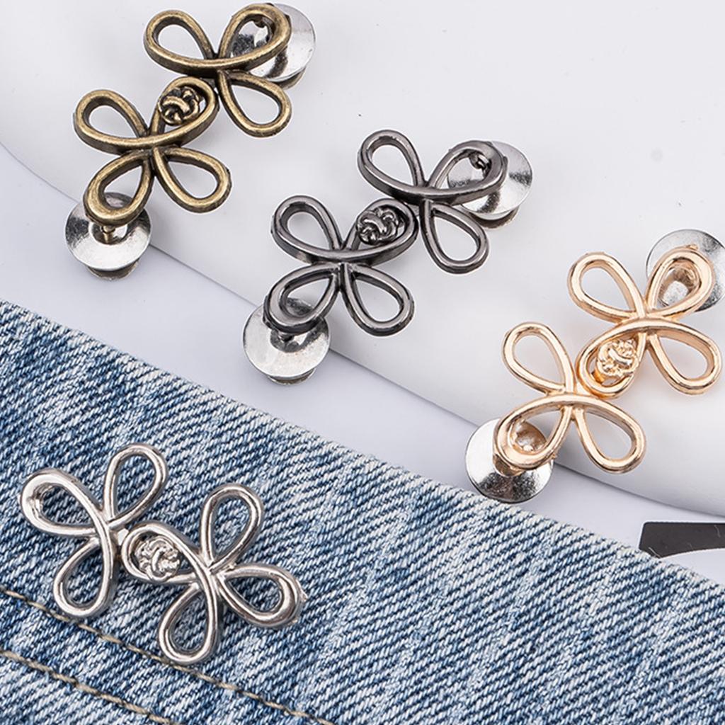 Dopasowywacze do talii Szpilka do talii do spodni z klipsem zapobiegającym odsłanianiu klamry Szpilka do talii dżinsów Akcesoria odzieżowe Bez szycia