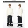 2026 New Model Personalized Design Wide-Leg Straight Jeans Men's Casual Trousers