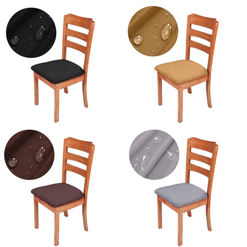 Plush Velvet Fabric Plush Smooth Chair Pad Covers Form Fitting Chair Furniture Cover Fitted Covers Hotel Banquet Family Room Dining Fundas Para