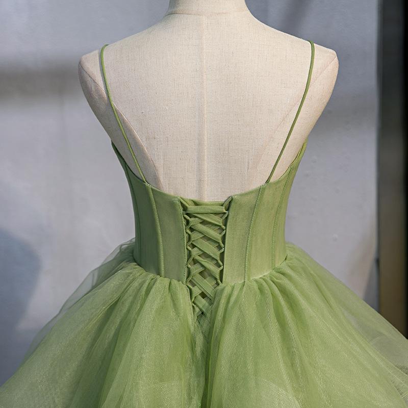 Banquet Evening Dress 1011 New Long Temperament Thin Suspender Fairy Celebrity Host Trailing Dress