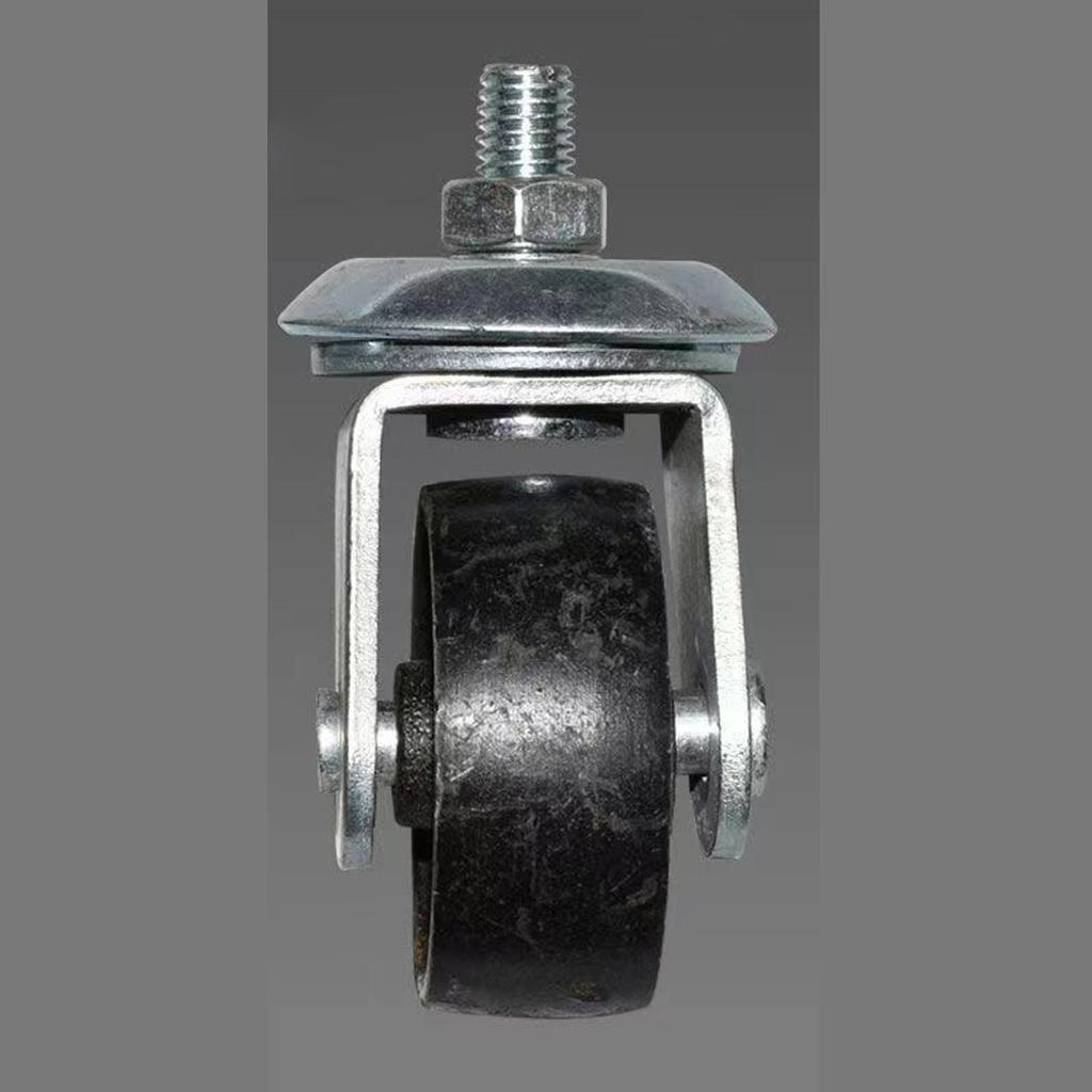 Rangierwagenheber Rollen Horizontal Schwarz Räder 12mm Schaft Direkter Ersatz Zubehör für 3 Tonnen Rangierwagenheber