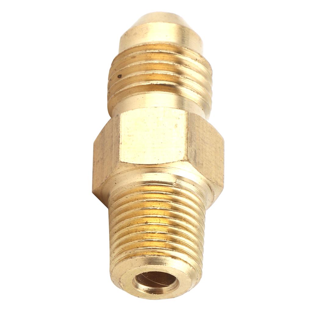 Brass Oil Gas Fitting Coupler Straight AN4 Male To 18in Male NPT Adaptor Connector