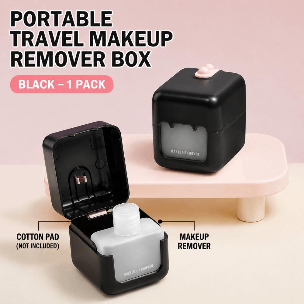 Leak-proof Travel Makeup Remover Sub Bottle Portable Liquid and Cotton pad Storage Travel Supplies