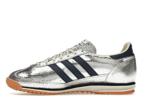 adidas SL72 OG Silver Metallic Collegiate Navy W - JH8654