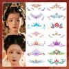 Dunhuang Glitter Face Stickers: Ancient Style Forehead & Eye Tattoos for Hanfu and Stage Performance