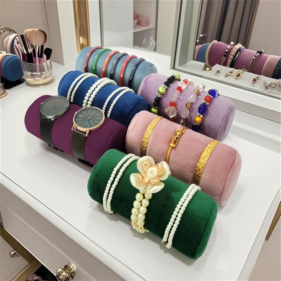 

High-quality Velvet Jewelry Storage Bag Bracelet Watch Storage Display Bag Travel Convenient Storage Bag Jewelry Storage світло-фіолетового кольору