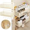 Large Capacity Office Storage Rack Grid Design Bathroom Storage Shelf Home