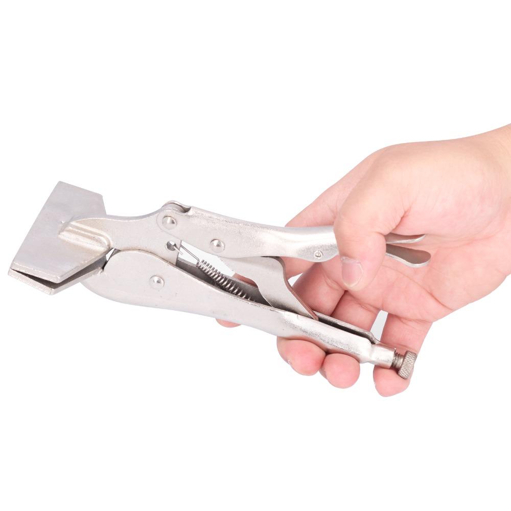 Steel Flat Locking Pliers Adjustable Opening Locking Sheet Metal Clamps Welding Parts