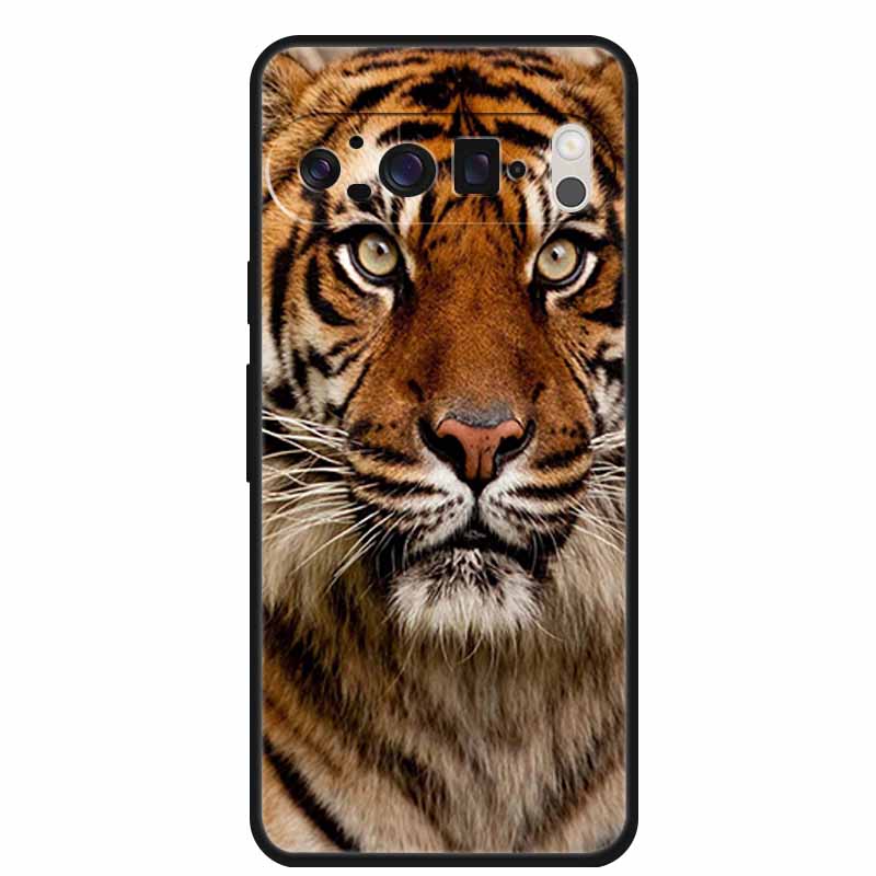 For Google Pixel 9 Pro XL Case 9Pro Coque Black Silicone Soft Phone Case For Google Pixel9 Pro Pixel 6 7 8 Pro Back Cover Case