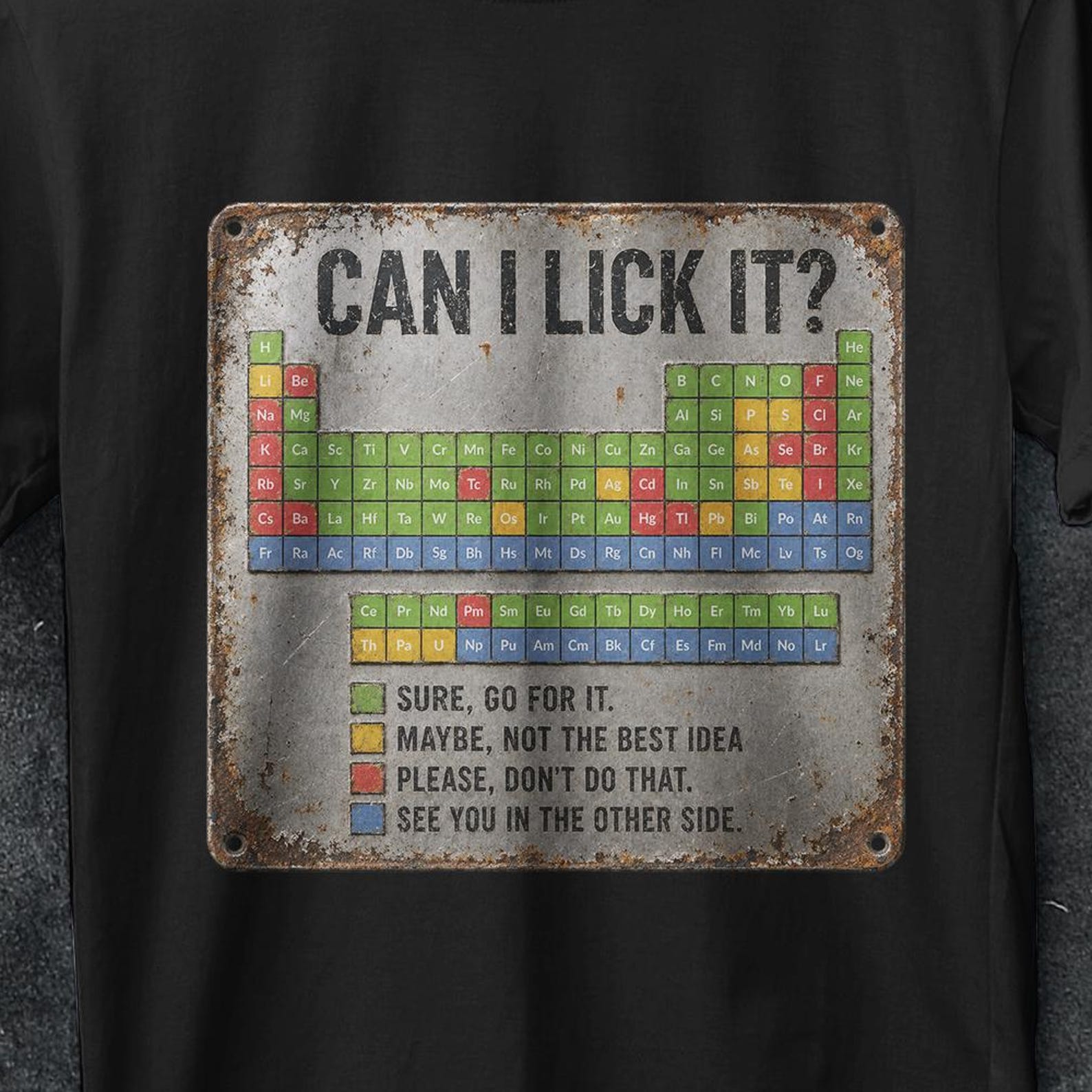 Can I Lick It, Can I Lick It Shirt, ironic shirt, Element Shirt, school shirt, Funny Chemistry Shirt, Science Shirt, scientist funny shirt 4XL