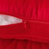 Embroidered Red Wedding Pillow - All-Cotton Feather Velvet for Newlywed Celebration