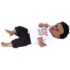 Reborn Baby Dolls Full Vinly Body Newborn African Black Baby Girls Dolls 22 Inches with Toy