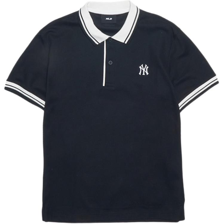 MLB New York Yankees Polo Shirt Unisex Black 3APQB0253-50BKS L