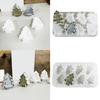 Candle Molds 8 Cavities Christmas Tree Silicone Molds Ornament Baking Molds Handmade Plaster Molds Castings Molds