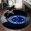 1PC round rug Fc Stars Shine Printed Round Area Rug ,Rug For Home Office, Round Chair Rug, Decorative Carpet Fan gifts Christmas gift