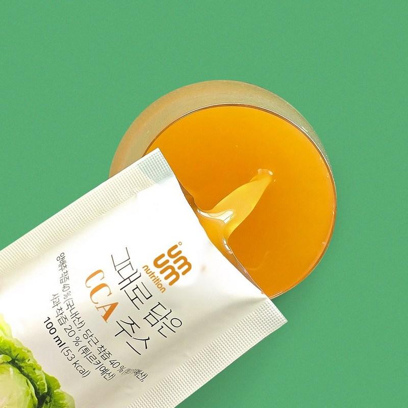 Woom Woom CCA Juice Cleanse, Squeezed Without a Drop of Water, 100ml, 40 Pieces
