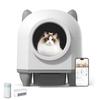 Factory Wholesale 80L Large Capacity Automatic Cat Litter Box with APP Control Smart Self Cleaning Litter Box for Multiple Cats