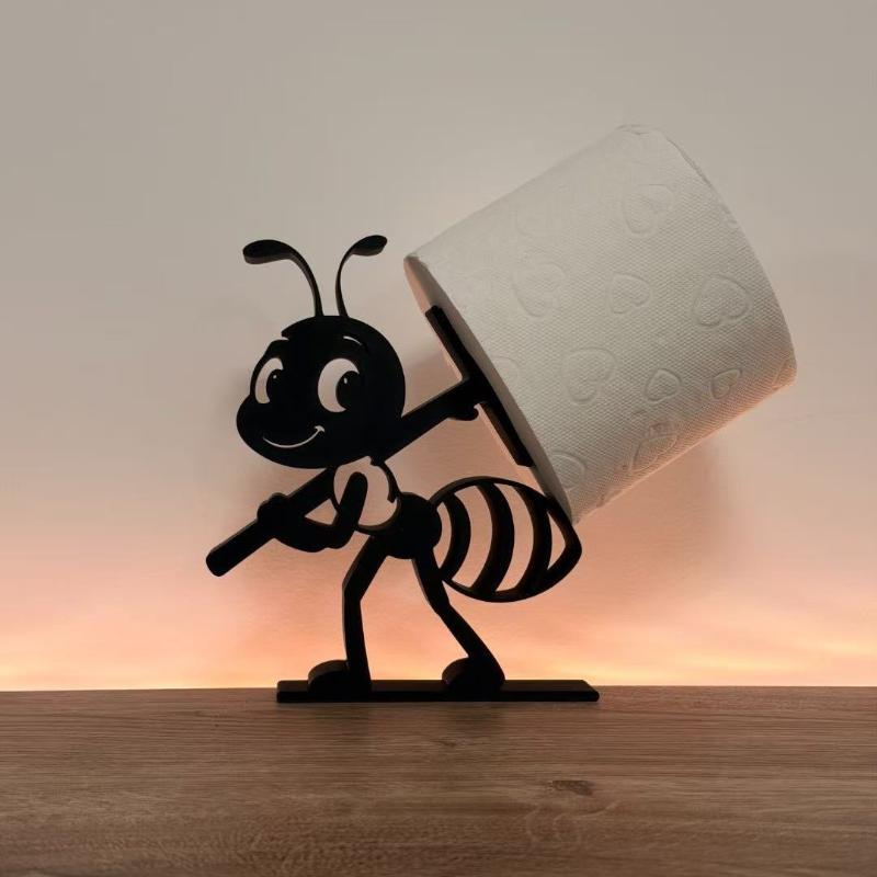 New Ant Tissue Holder With Stable Base 2 Creative Shapes. Unique Home Decor For Bathroom Living Room Bedroom Gift Idea