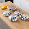 100Pcs Reusable Food Insulation Cover Extendable Dish Protection Cover  Refrigerator