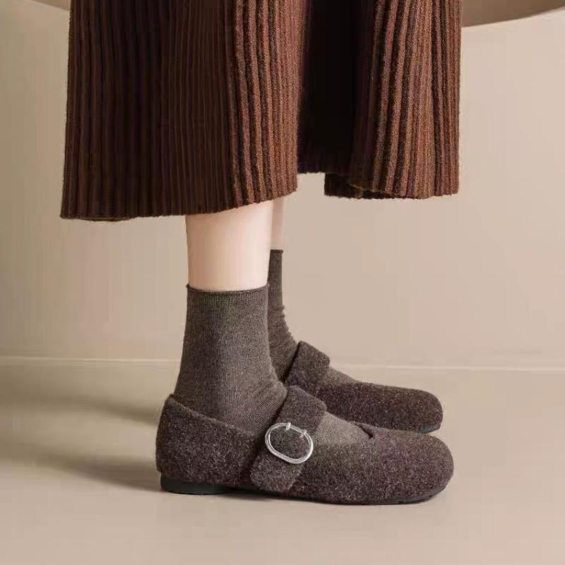 2026 New Mary Jane Shoes Women Wear New Autumn and Winter French Retro Temperament Flat Shoes for Women  Zapatos