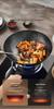 Supor Large Iron Round-Bottom Wok, No Coating, 32cm/34cm
