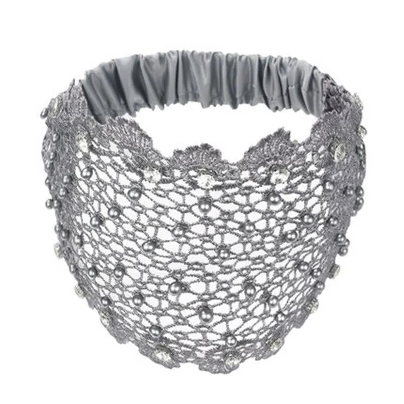 Korean Style Pearl Vintage Flower Headband for Women: 2025 New Hollow Design Hair Accessory