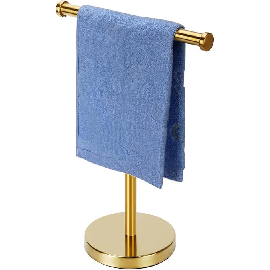 Towel Rack Hand Towel Stand, Bathroom Hand Towel Holder Stand with Heavy Base, SUS304 Stainless Steel Brushed Nickel Stainless Steel